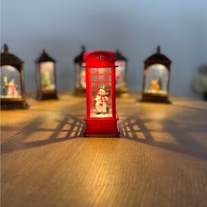 Christmas LED Snowman Lantern | Mini Holiday Decor Night Light